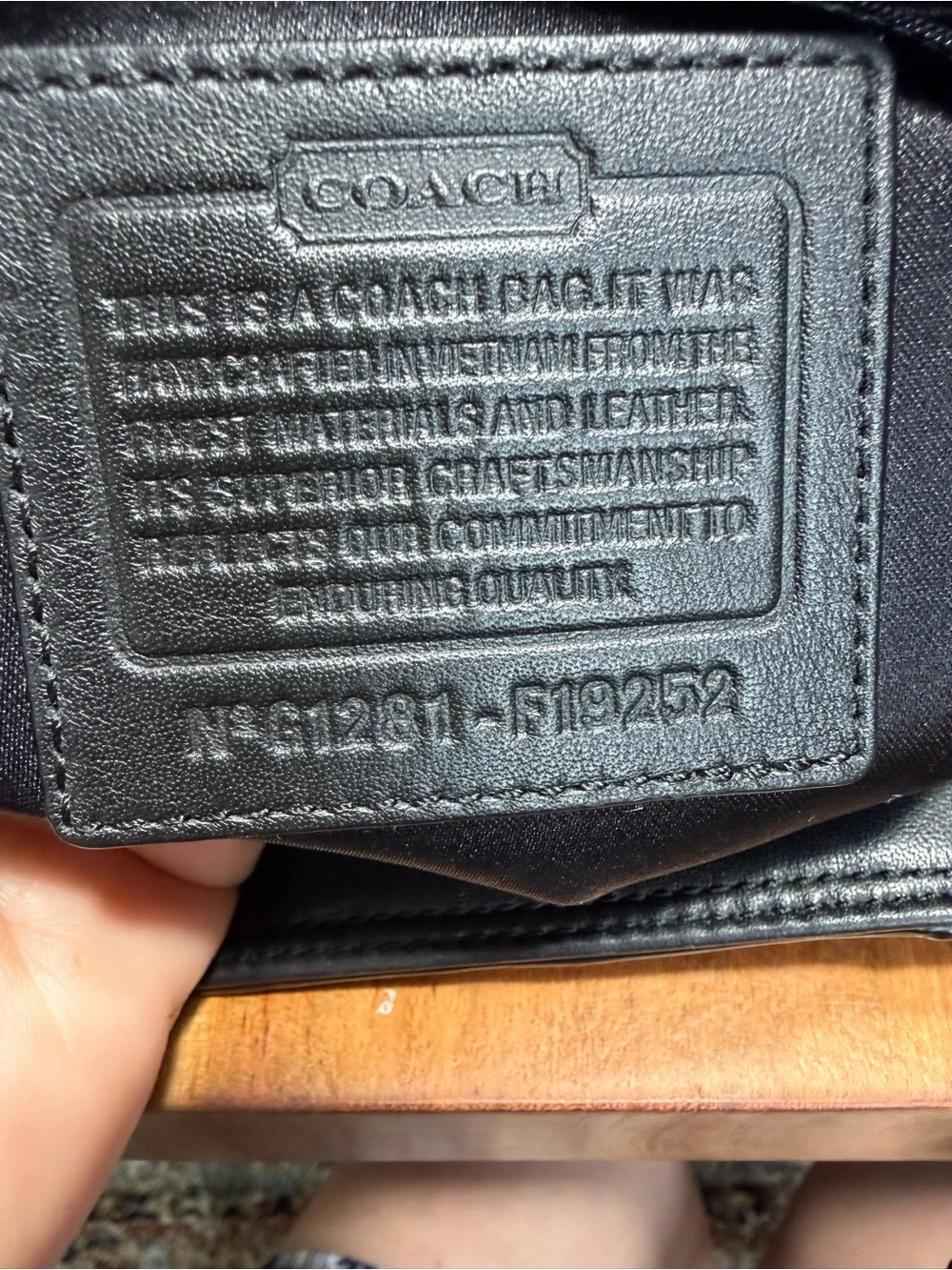 Coach Classic 2012 Black Leather Gallery East West Tote Bag